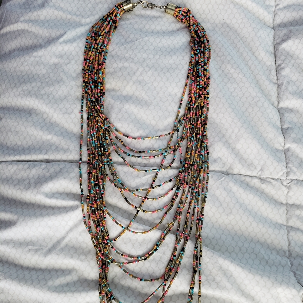 Colorful beads necklace